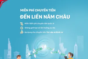 SCB ưu đãi Miễn phí chuyển tiền – Đến liền Năm châu