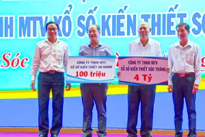 Công ty TNHH MTV Xổ số Kiến thiết Sóc Trăng tài trợ Quỹ học bổng Lương Định Của 4 tỷ đồng