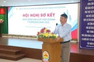 Công ty XSKT TPHCM tổ chức Hội nghị sơ kết hoạt động sản xuất kinh doanh quý 1 năm 2025