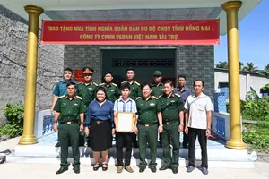 Vedan Việt Nam: Trao tặng nhà "Tình nghĩa Quân - Dân", lan tỏa tinh thần "Uống nước nhớ nguồn"