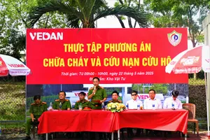 Công ty Vedan Việt Nam tổ chức diễn tập “Phòng cháy chữa cháy và cứu nạn cứu hộ” năm 2025