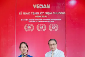Công ty Vedan Việt Nam tri ân 194 nhân viên gắn bó hơn 3 thập kỷ
