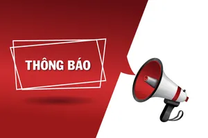Thông báo về việc công bố nội dung đăng ký doanh nghiệp