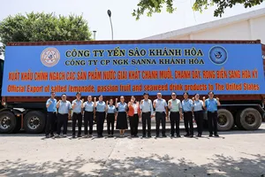 Công ty Sanna Khánh Hòa xuất khẩu lô hàng nước giải khát đầu tiên sang Hoa Kỳ. 
