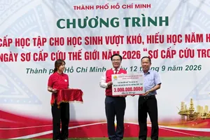 Xổ số Kiến thiết Thành phố Hồ Chí Minh: Hơn 3 tỷ đồng tiếp sức cho 600 học sinh nghèo trong năm học mới