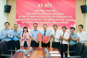 Công ty Yến Sào Khánh Hoà thực hiện Dự án bến thuỷ nội địa khu vực Hòn Rớ