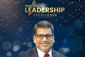 Chủ tịch kiêm Tổng Giám đốc AstraZeneca Việt Nam – ông Nitin Kapoor, được vinh danh lãnh đạo xuất sắc tại Vietnam Excellence 2021