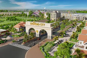 The Diamond City chiếm vị trí “kim cương” hiếm có  tại mặt tiền Vành đai 4, trung tâm của TP tương lai