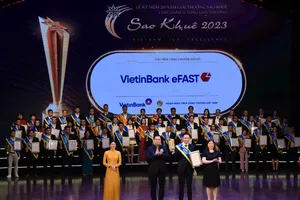 Ngân hàng số cho doanh nghiệp của VietinBank được vinh danh Sao Khuê 2023