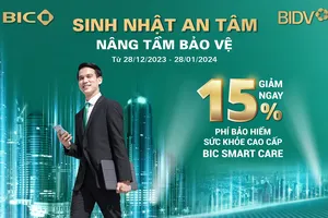 BIC giảm 15% phí bảo hiểm sức khỏe cao cấp BIC Smart Care nhân kỷ niệm 18 năm thành lập