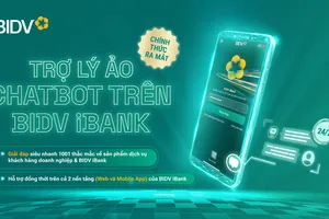 BIDV ra mắt Chatbot dành cho doanh nghiệp