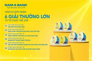 Nam A Bank nhận hàng loạt giải từ tổ chức thẻ JCB