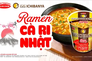 Mì ly hương vị ramen cà ri Nhật của Acecook vừa ra mắt tại Việt Nam