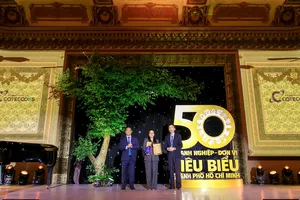 Coteccons được vinh danh doanh nghiệp - đơn vị tiêu biểu có thương hiệu và sản phẩm chủ lực của TPHCM