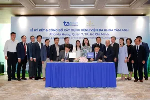 Phối cảnh Bệnh viện Đa khoa - Ung bướu Công nghệ cao Tâm Anh tại khu đô thị Phú Mỹ Hưng