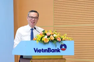 Ông Trần Minh Bình, Chủ tịch HĐQT VietinBank phát biểu tại sự kiện
