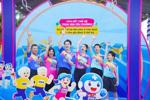 Gia đình Đăng Khôi tham dự sự kiện “Ngày hội gia đình” do Long Châu phối hợp cùng VnExpress tổ chức