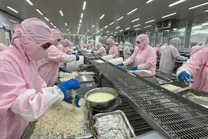 Một dây chuyền sản xuất tại Công ty Cofidec