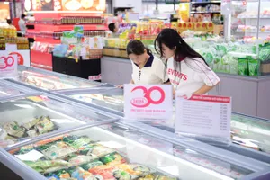 Hệ thống siêu thị Satramart và cửa hàng tiện lợi Satrafoods triển khai nhiều chương trình giảm giá sâu mừng sinh nhật - Ảnh: QUANG ĐỊNH