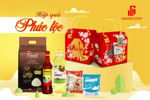 Hộp quà Phúc lộc chỉ 159.000đ được phối trọn bộ sản phẩm thiết yếu, phù hợp nhu cầu quà tặng thiết thực mùa cao điểm