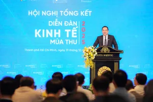 Ông Hà Huy Cường, Phó Tổng giám đốc Nam A Bank phát biểu tại chương trình