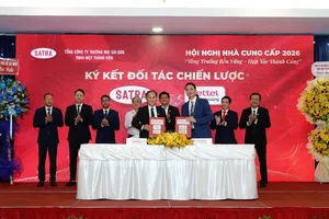 Năm 2026, SATRA tiếp tục đẩy mạnh các chương trình liên kết hợp tác với đối tác chiến lược như Viettel, HURC1.. Ảnh: SATRA