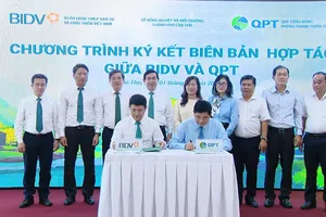 Chương trình ký kết biên bản hợp tác giữa BIDV và QPT