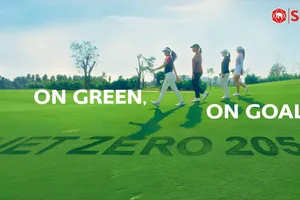 Thông qua chiến dịch “On Green, On Goal”, SCG và bốn nữ Golfer cùng truyền tải thông điệp chung tay hành động vì mục tiêu Net Zero và phát triển bền vững