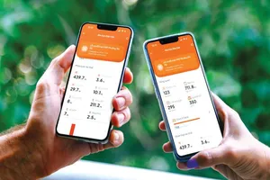 Người dân có thể nắm bắt khối lượng rác thu gom và phân loại theo từng nhóm vật liệu được ghi nhận từ thực tế trên điện thoại