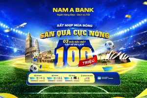 Nam A Bank tung chương trình ưu đãi hấp dẫn, tổng giá trị giải thưởng gần 800 triệu đồng