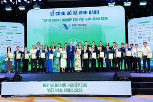 Tổng Công ty Thương mại Sài Gòn – TNHH Một thành viên (SATRA) vừa được vinh danh trong Top 10 Doanh nghiệp ESG Việt Nam xanh 2026 ngành bán lẻ (ESG10-2026)