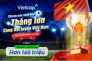 Cùng Vietcap bắt nhịp ASEAN Cup 2026 với tổng giải thưởng hơn 185 triệu đồng