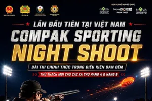 Lần đầu tiên tại Việt Nam, nội dung bắn súng đĩa bay ban đêm Compak Sporting Night Shoot được đưa vào chương trình thi đấu chính thức tại NovaWorld Phan Thiet
