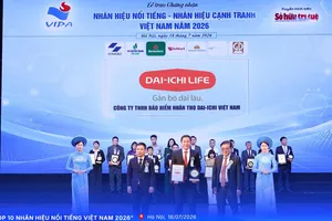 Dai-ichi Life Việt Nam được vinh danh “Top 10 Nhãn hiệu nổi tiếng Việt Nam 2026”