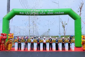 Đại lộ Lương Hòa – Bình Chánh thông xe, tăng kết nối phía Tây TPHCM
