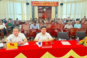 Toàn cảnh Diễn đàn “Công an lắng nghe ý kiến Nhân dân” tại xã Dầu Tiếng