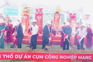 Lễ động thổ Dự án Cụm Công nghiệp Mang Yang số 2 tại Gia Lai ngày 12-8