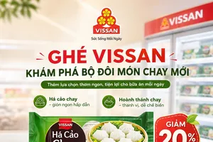 Bộ đôi Há Cảo Chay và Hoành Thánh Chay mới được VISSAN đưa ra thị trường trong mùa Vu Lan, với mức ưu đãi 20% trong chương trình ra mắt sản phẩm