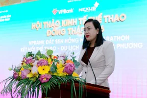 Bà Nguyễn Thị Kim Chi, Phó Giám đốc Sở VH-TT-DL tỉnh Đồng Tháp phát biểu tại Hội thảo. Ảnh: VPBank