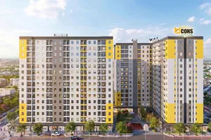 Phối cảnh nhà ở xã hội thuộc khu đô thị Bcons City Life