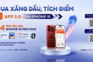 Mua xăng dầu, tích điểm trên App Petrolimex 2.0, săn iPhone 18