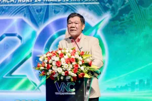 Ông Lê Hữu Việt Đức, Chủ tịch HĐQT kiêm TGĐ Công ty Cổ phần Xây dựng Việt Nguyên phát biểu định hướng