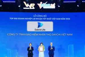 Daiichi Life Việt Nam tiếp tục được vinh danh 2 giải tại Lễ công bố Bảng xếp hạng PROFIT500 2026