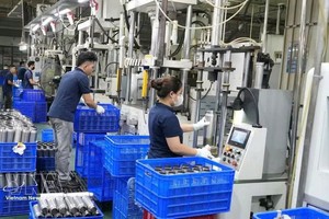 北宁省升龙包装生产与进出口股份公司生产线。图自越通社