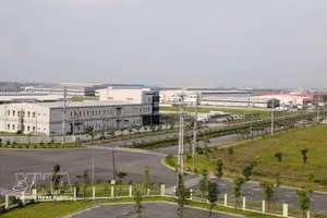 兴安省注重发展符合净零排放（Net-Zero）标准的生态工业园区和智慧工业园区。图自越通社