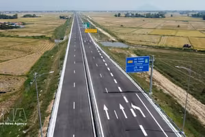 德乐省东部南北高速公路建设项目全线建成并投入使用。图自越通社