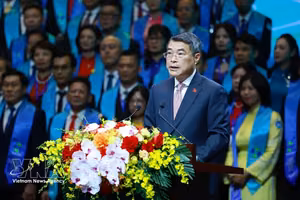 越南政府总理黎明兴出席活动并发表指导性讲话。图自越通社