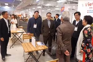 越南向美国企业展示了丰富多样的传统产品。