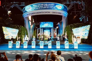 2026年第四届胡志明市绿色增长产品与服务展示空间（GRECO 2026）开幕式。图：黄雄