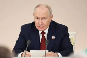 俄罗斯总统弗拉基米尔·普京出席2026年俄罗斯—非洲峰会。图：塔斯社